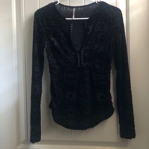 Free people long sleeve blouse